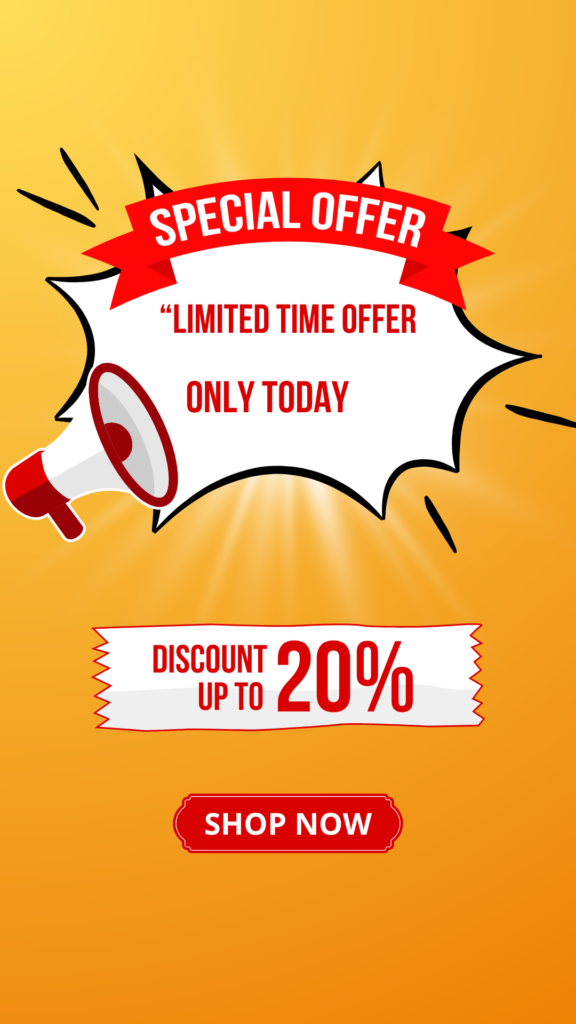 orange and red pop art special offer super sale instagram story4